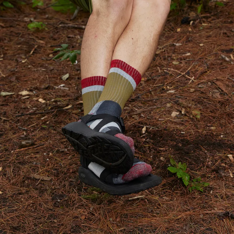 男款 1924．Heady Stripe Micro Crew Lightweight Cushion