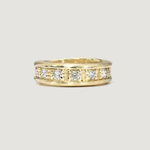 001 Organic Gold Eternity Band