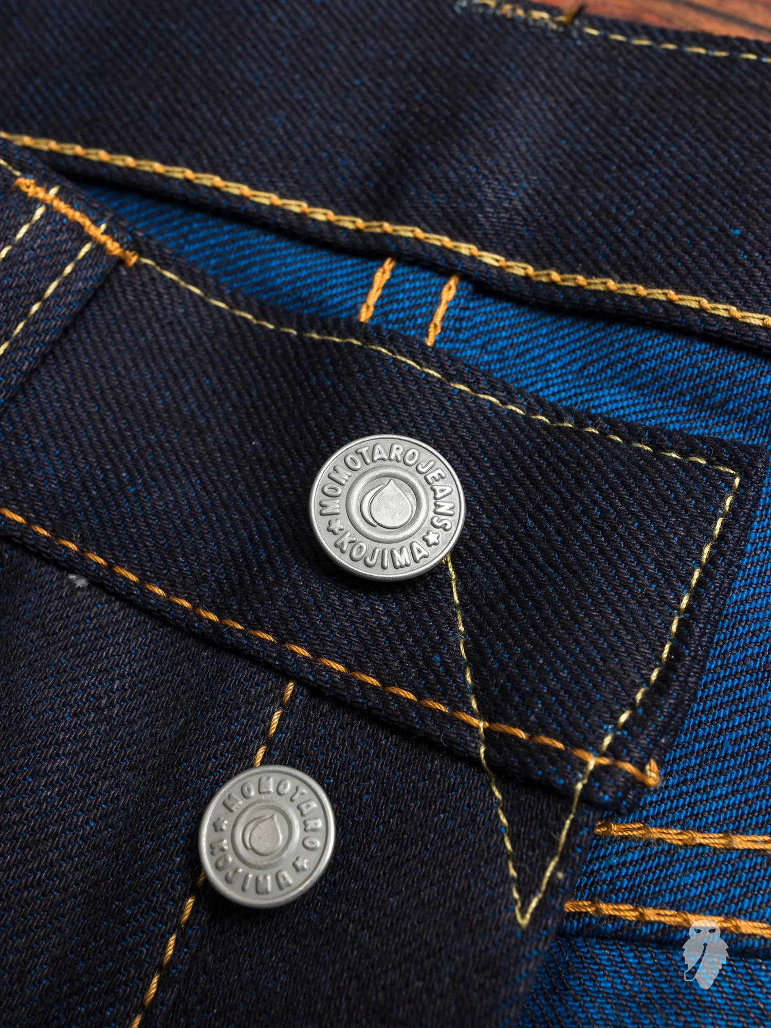0405-14 "Cobalt Weft" 13oz Selvedge Denim - High Tapered Fit