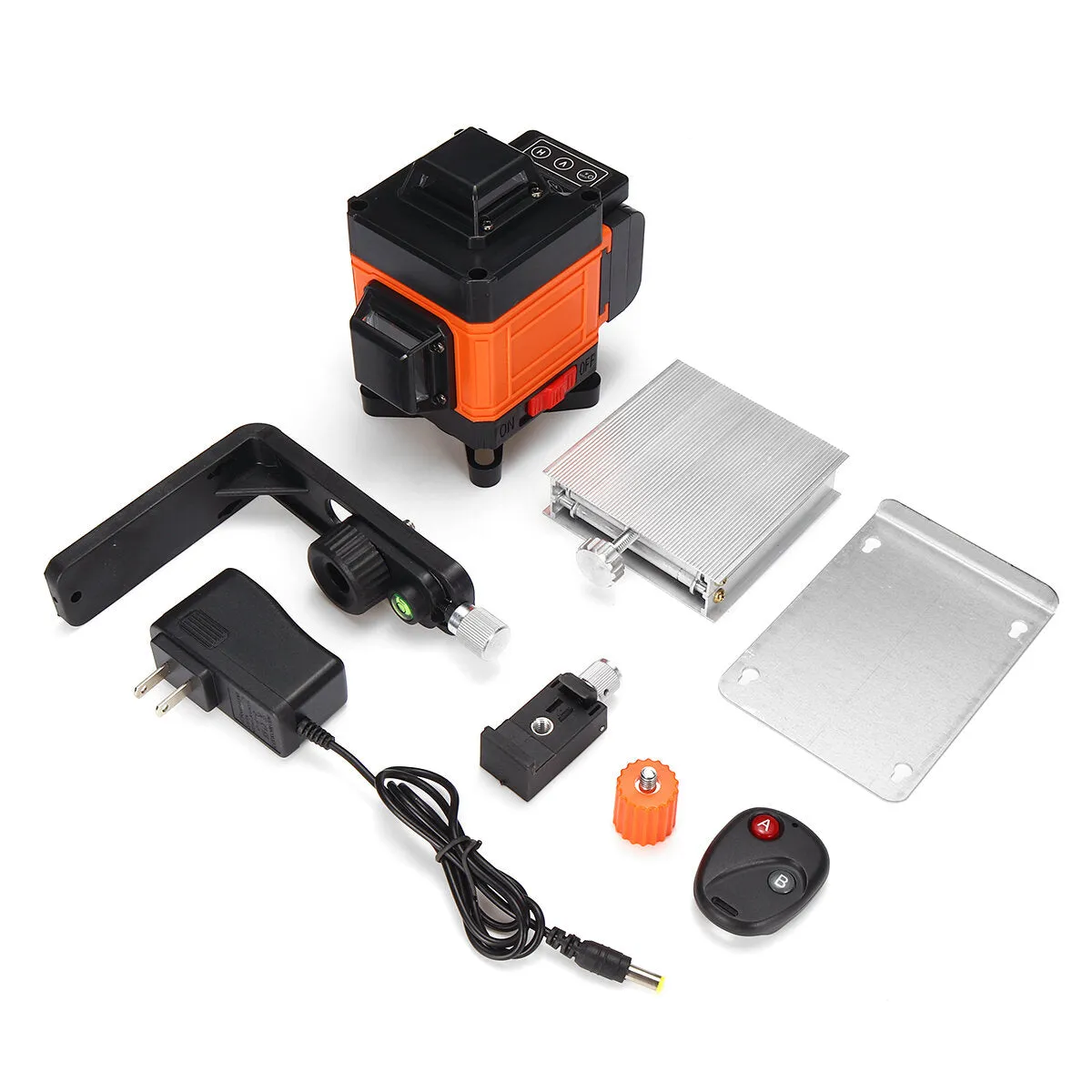 16 Lines 3D 360 Green Laser Level Self-Leveling Cross Line Horizontal LCD Tool