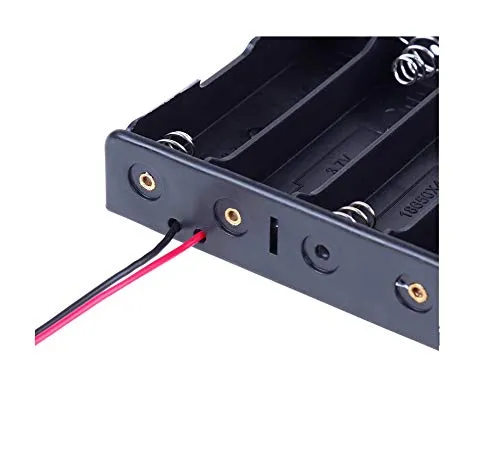 18650 Battery In-Series Lithium Cell Holder Open Case with Wire