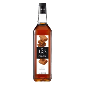 1883 Caramel Syrup 1L Glass Bottle