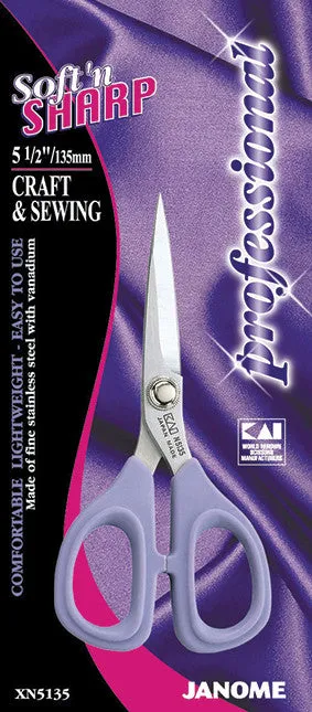 5-5 Inch Softn-sharp Professional Craft Sewing Scissors
