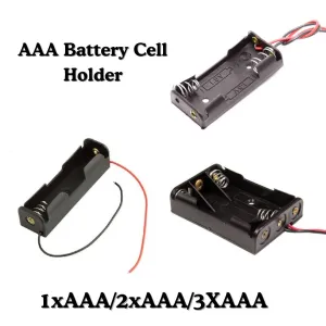 AAA Battery Cell Holder with Wire