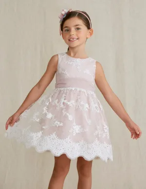Abel & Lula Embroidered Tulle Dress