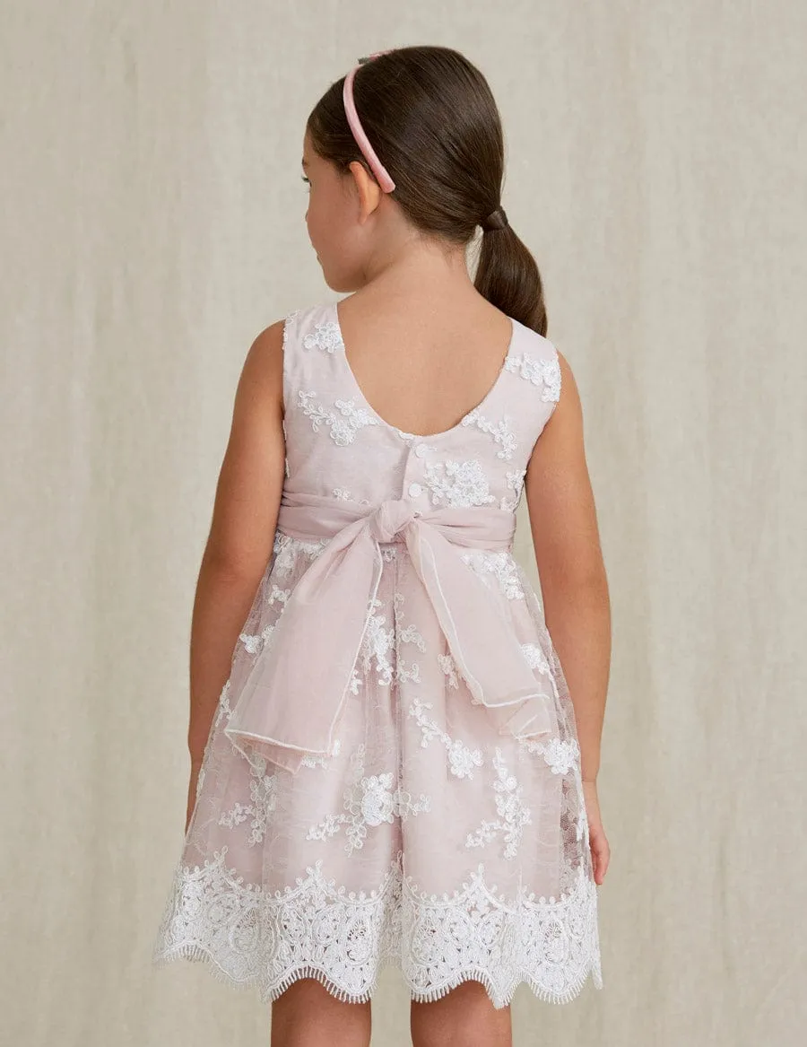 Abel & Lula Embroidered Tulle Dress