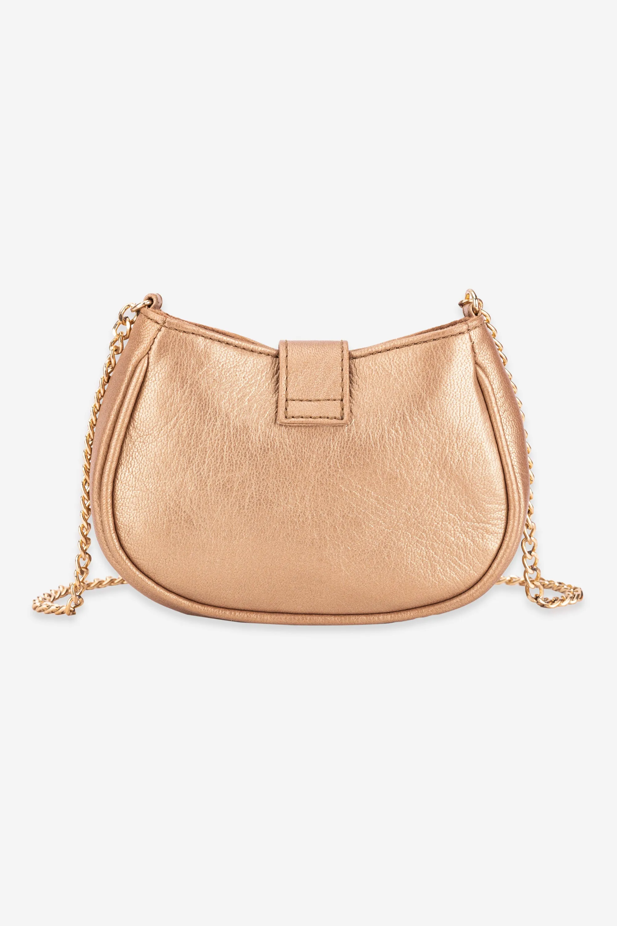 Abelardo Gibbous Gold Mini Shoulder Bag