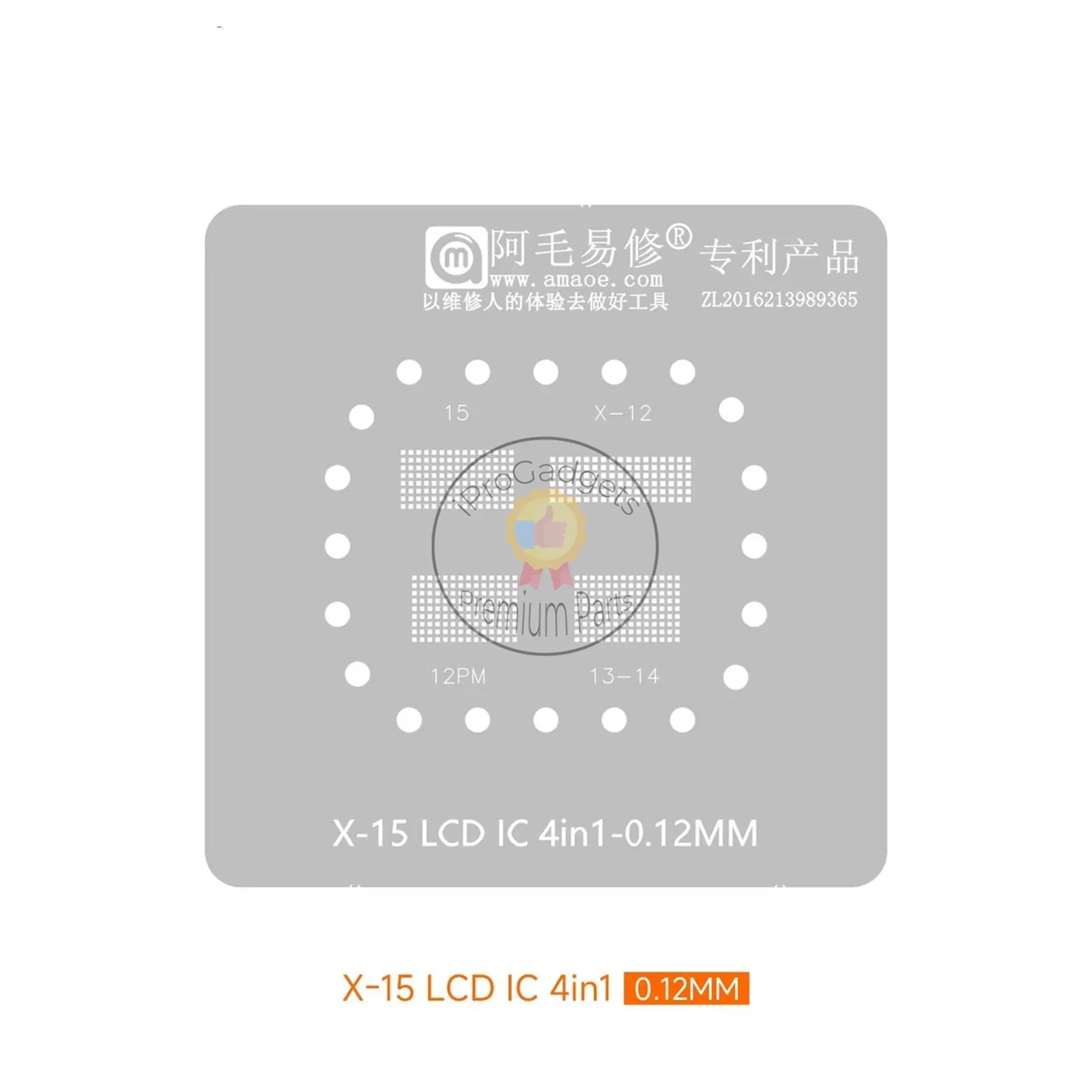 Amaoe BGA Reballing Stencil Planting Tin Platform For iPhone X to15 Pro Max LCD IC Screen Chip Plant Tin Repair