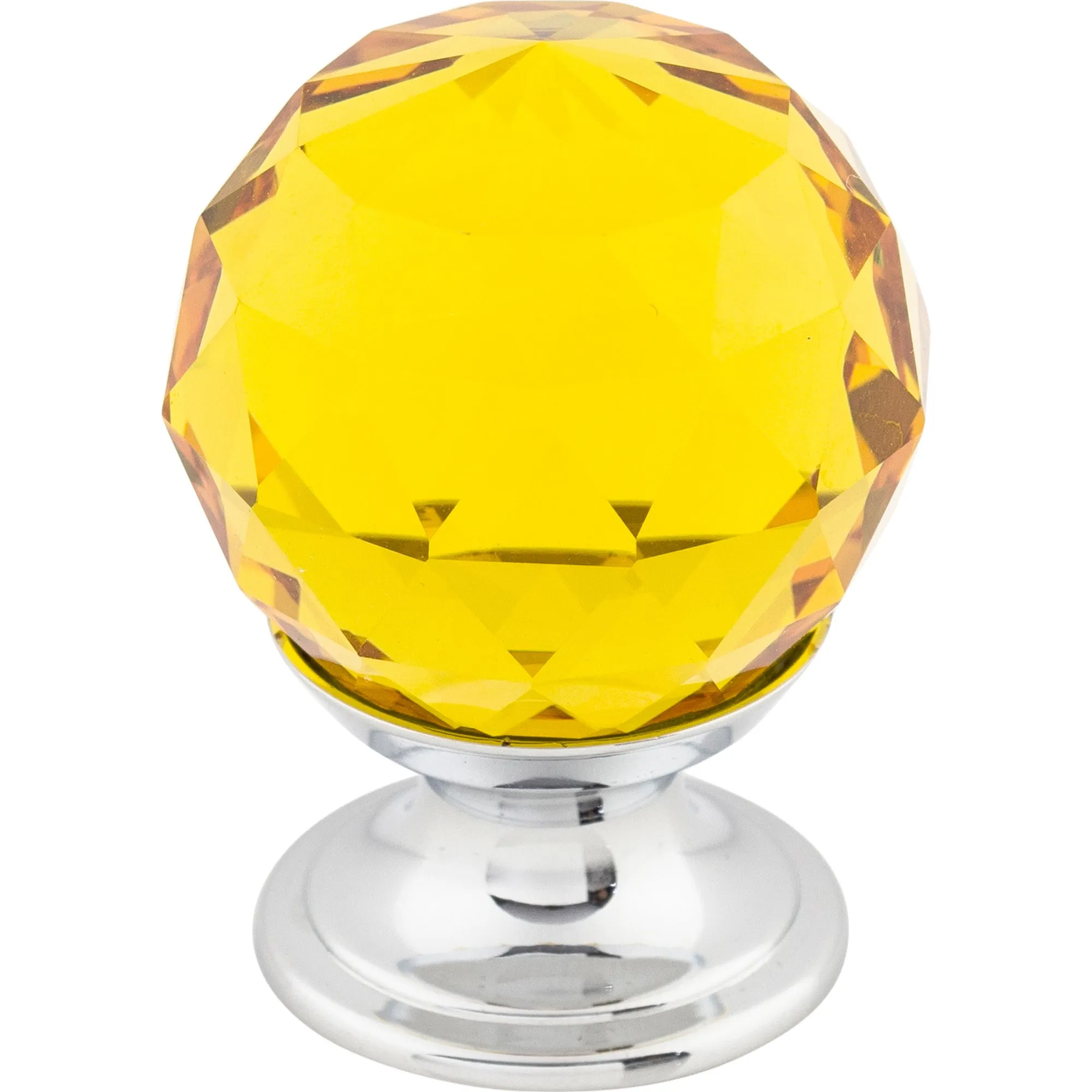Amber Crystal Knob