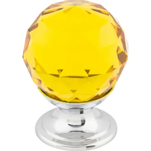 Amber Crystal Knob