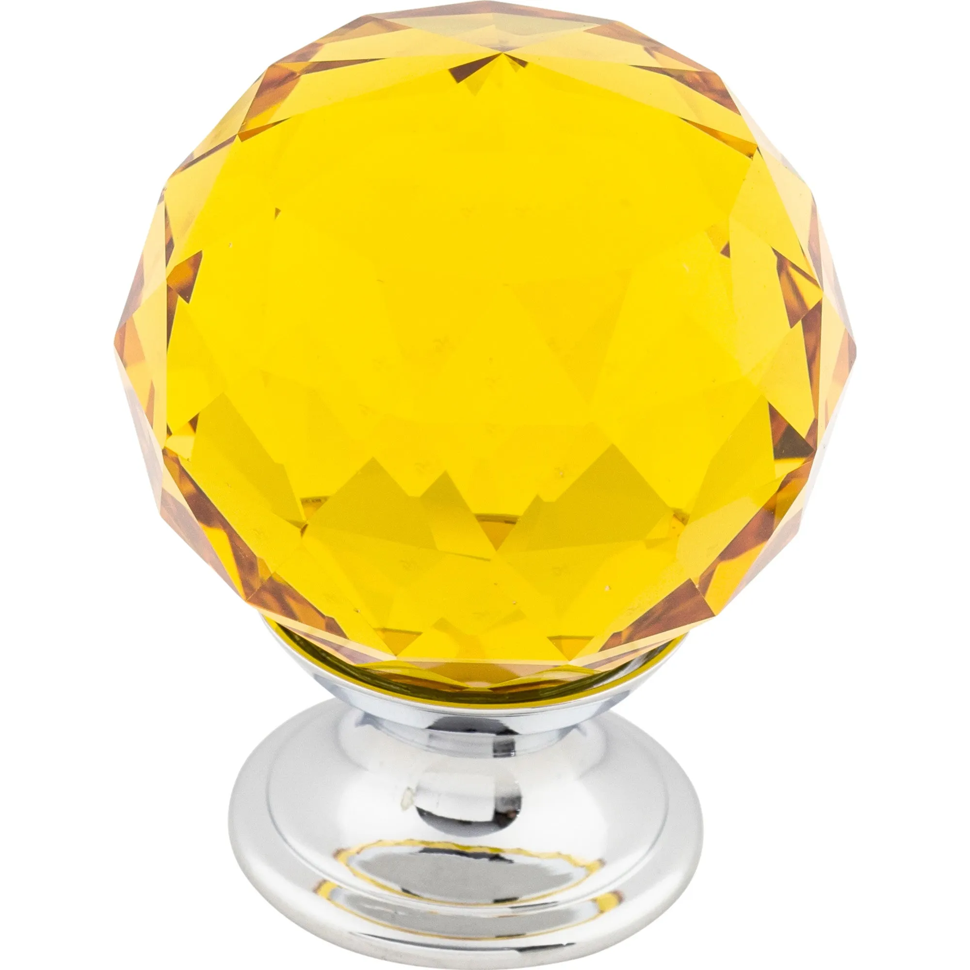 Amber Crystal Knob