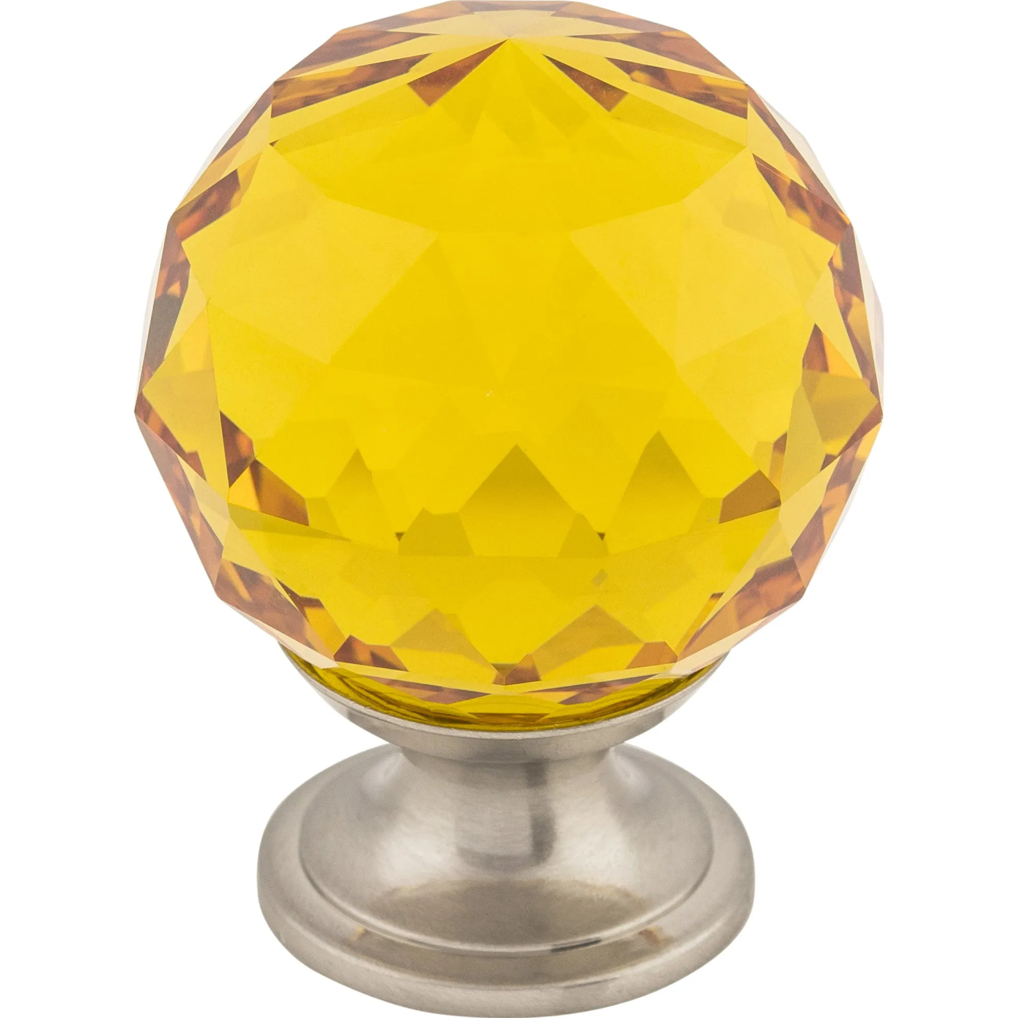 Amber Crystal Knob