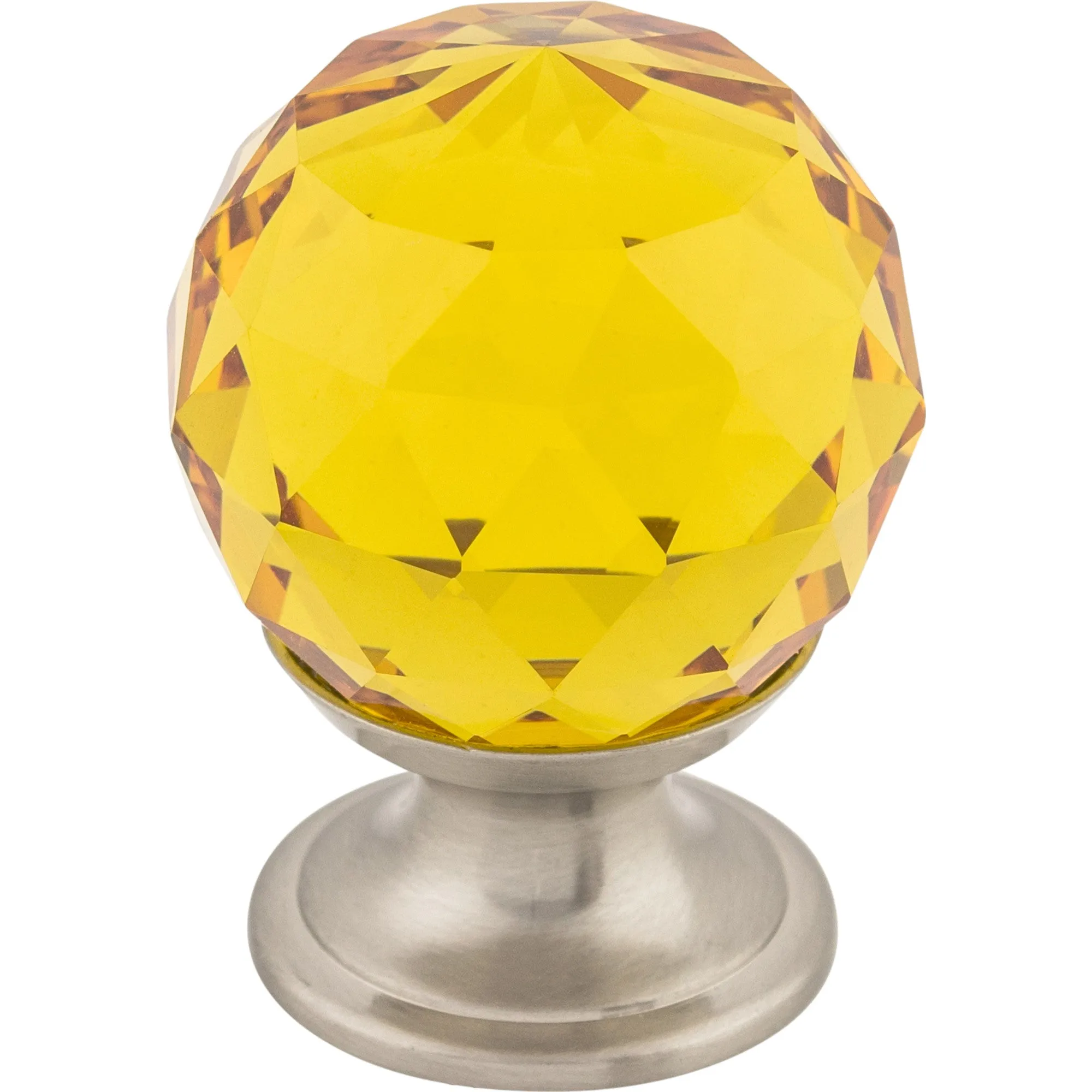 Amber Crystal Knob