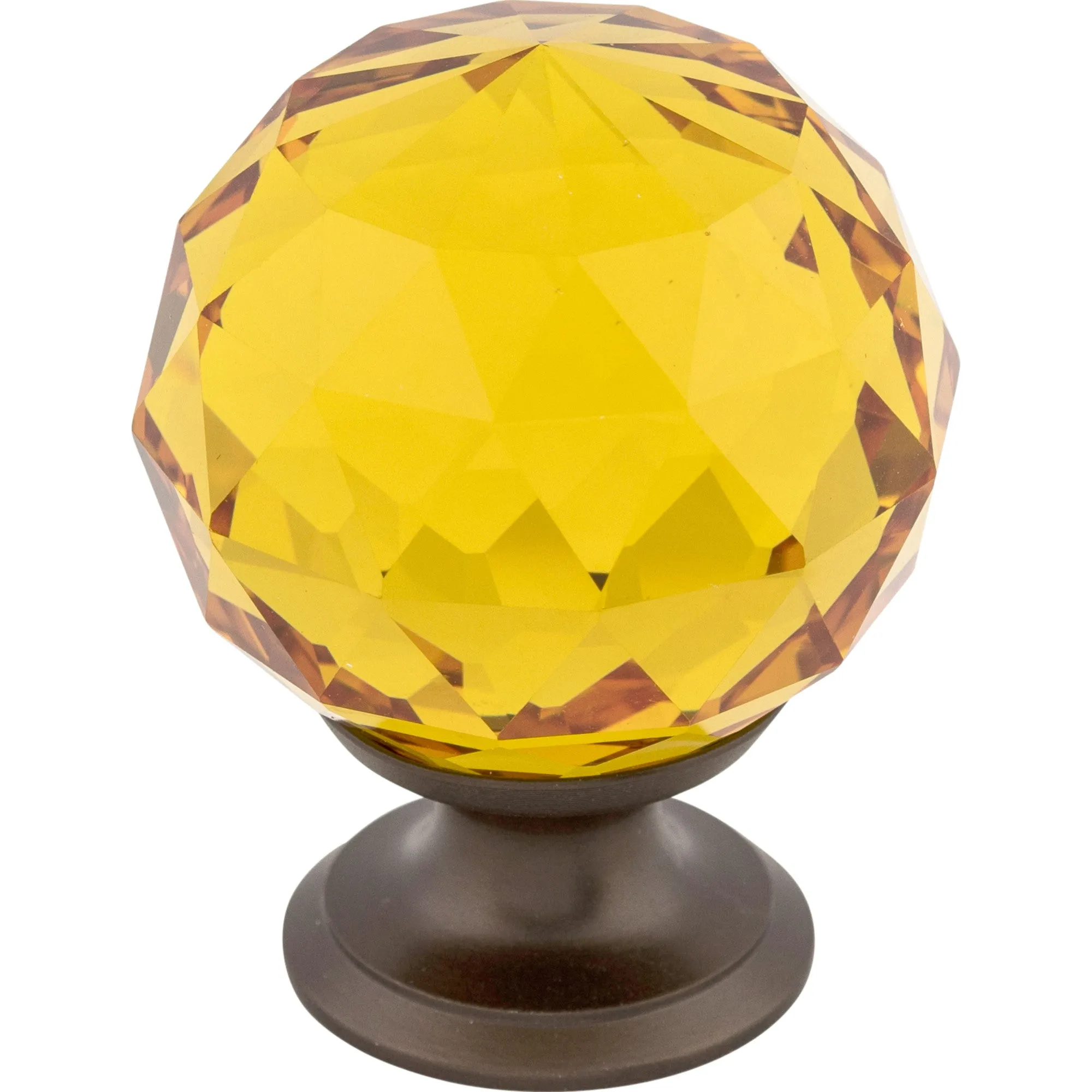Amber Crystal Knob
