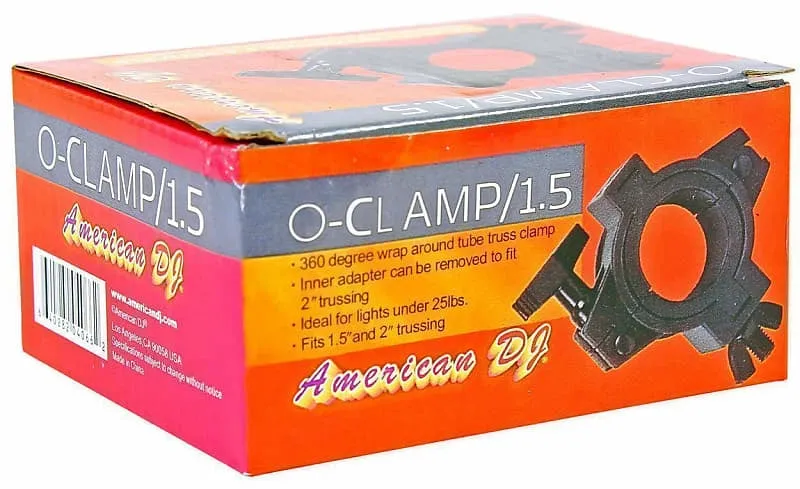 American DJ O-Clamp/1.5 360 Degree Around Truss Clamp for Up to 1 Truss 5 inches American DJ O-CLAMP/1 . 5