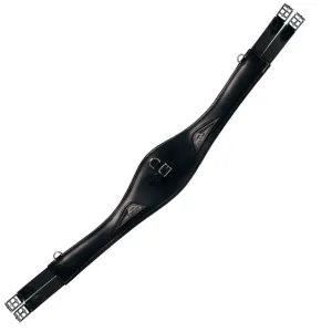 ANATOMICALLY SHAPED JUMP GIRTH BY EQUILINE COL. BLACK