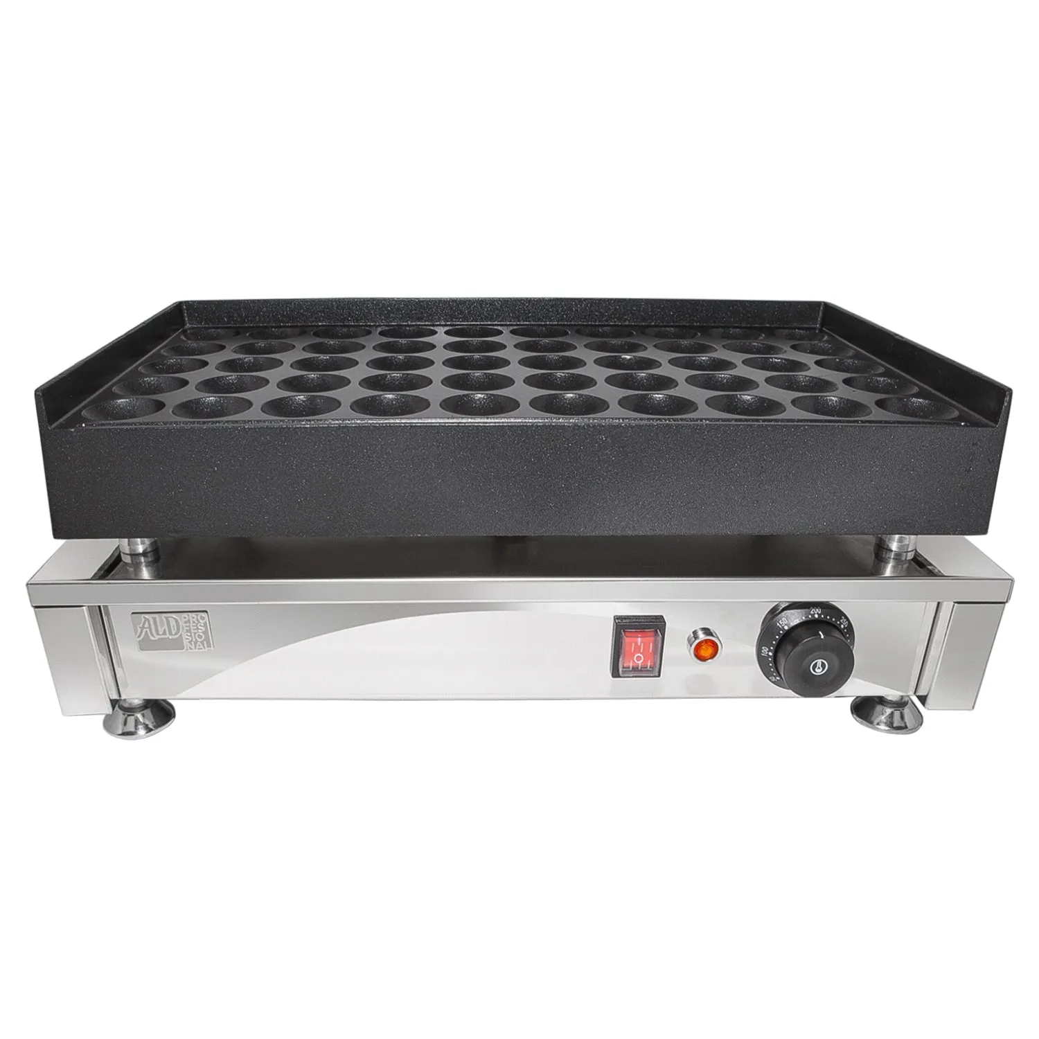 AP-560 Mini Dutch Pancake Maker | Poffertjes Iron | Mini Pancakes Electric Machine | 50 Pcs | High Capacity | Stainless Steel