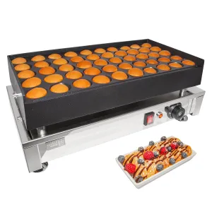 AP-560 Mini Dutch Pancake Maker | Poffertjes Iron | Mini Pancakes Electric Machine | 50 Pcs | High Capacity | Stainless Steel