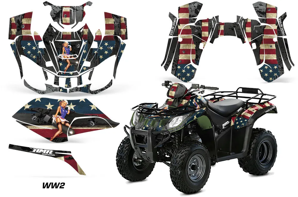Arctic Cat Utility 250 ATV Quad Graphic Kit 2006-2009