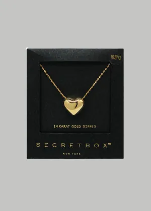 Ayla Heart Pendant Necklace-Gold
