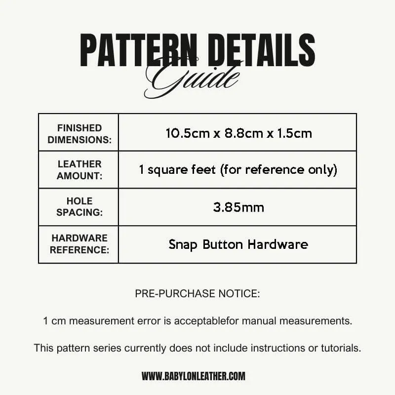 BABYLON™ Mens Card Holder Wallet Pattern AAB-573