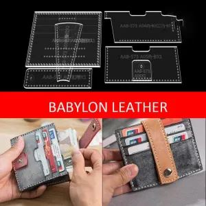 BABYLON™ Mens Card Holder Wallet Pattern AAB-573