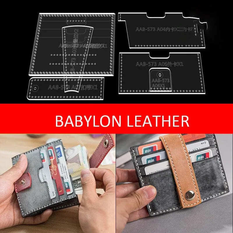 BABYLON™ Mens Card Holder Wallet Pattern AAB-573