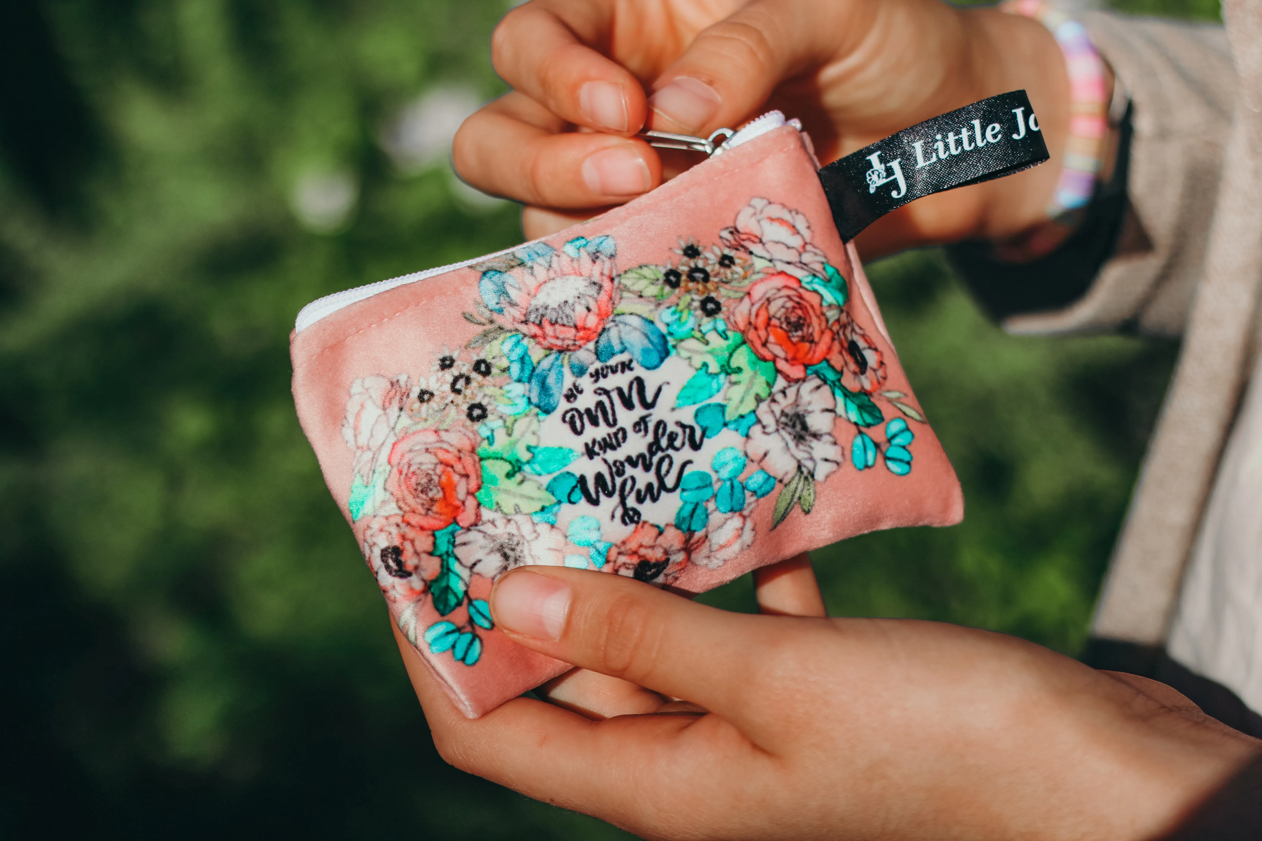 Be Your Own Kind Of Wonderful - Mini Velvet Bag