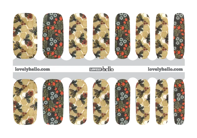 Bee Exquisite Nail Wraps