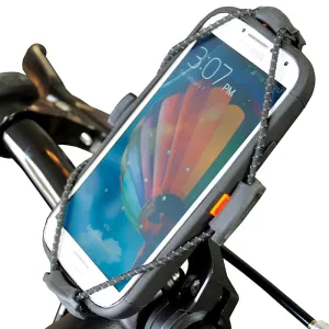 BiKASE ElastoKASE Universal Quick Release Bracket Phone Holder Black