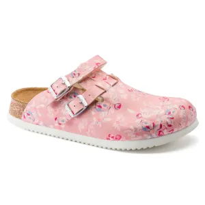 Birkenstock Professional Kay Super Grip flower field rose Birko-Flor