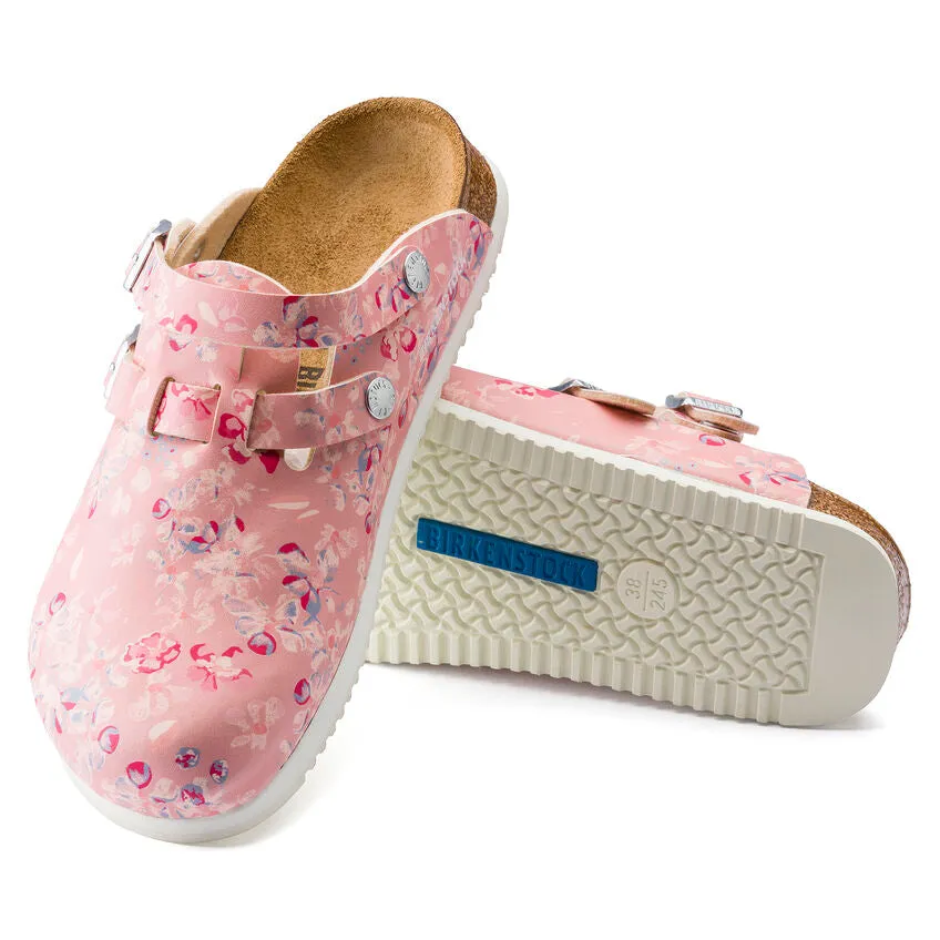 Birkenstock Professional Kay Super Grip flower field rose Birko-Flor