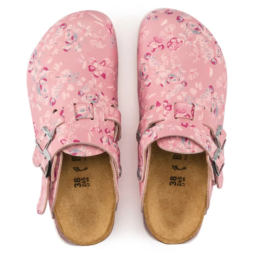 Birkenstock Professional Kay Super Grip flower field rose Birko-Flor