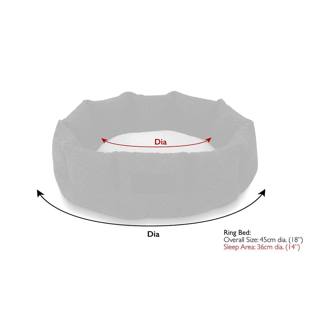 Boucle Cat Bed - Slate Grey