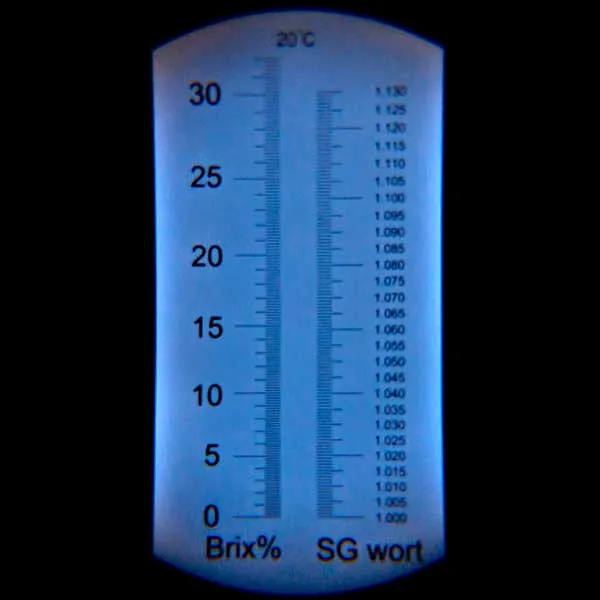 Brix & Specific Gravity Refractometer w/ATC