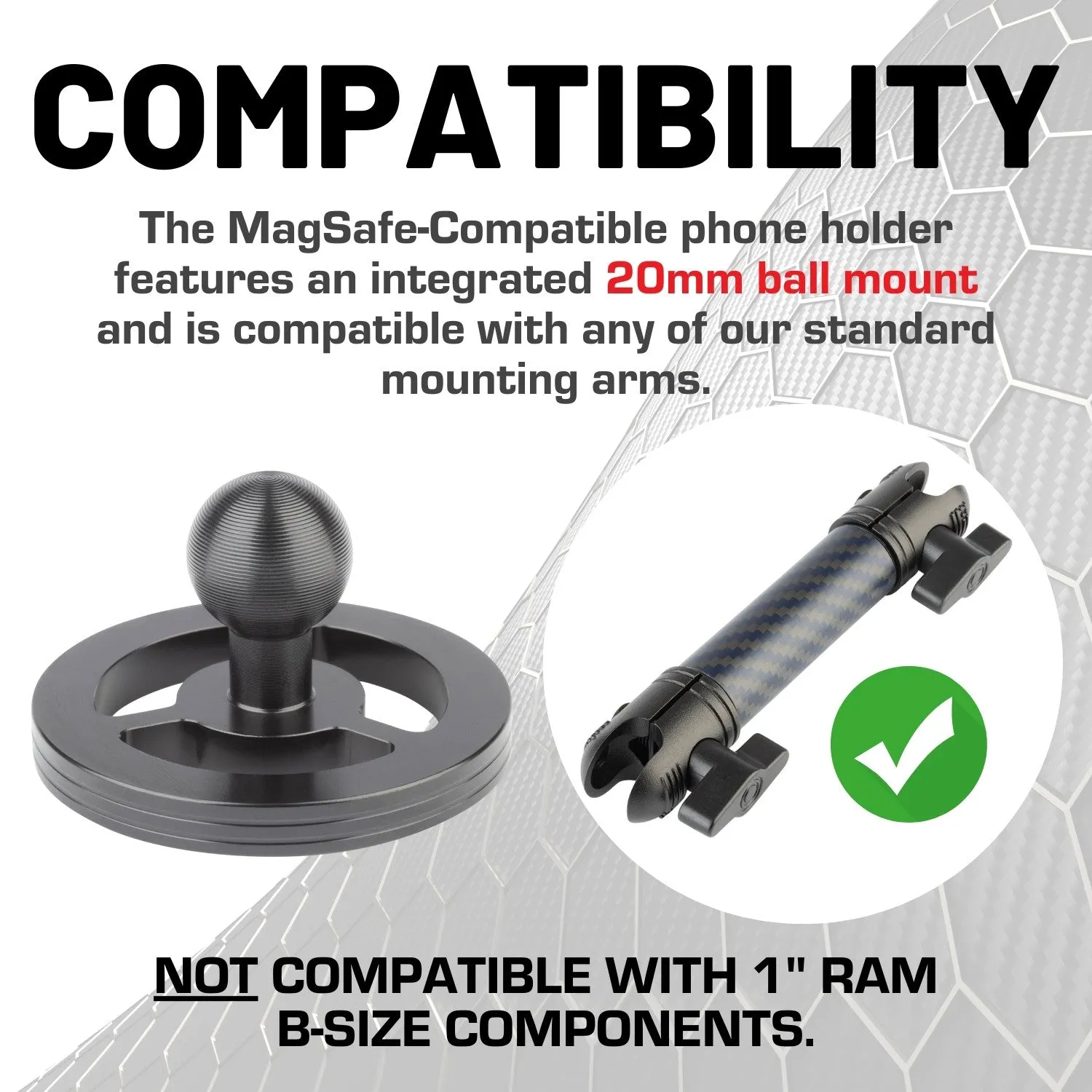 Bulletpoint MagSafe Compatible Phone Holder without Wireless Charging