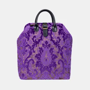 Burnout Velvet Purple Carpet Laptop Backpack