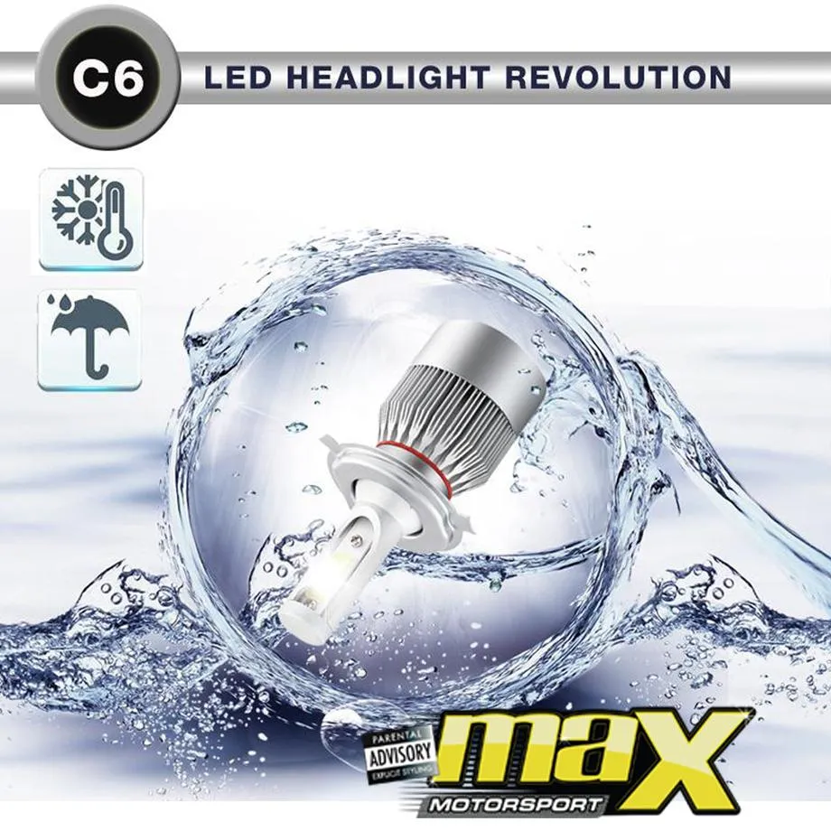 C6 LED Headlight Bulb Kit - H1