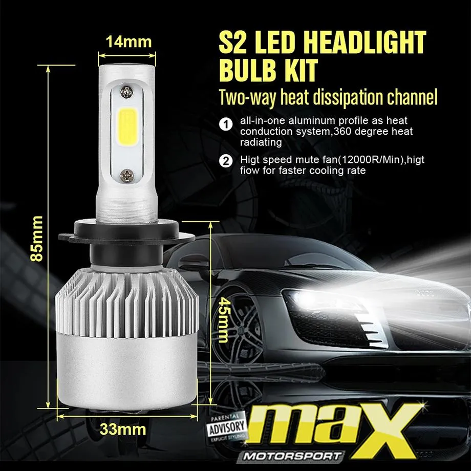 C6 LED Headlight Bulb Kit - H1