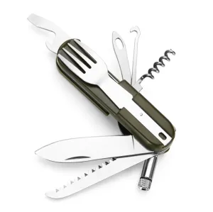 Camping Tableware Utility Set with Light