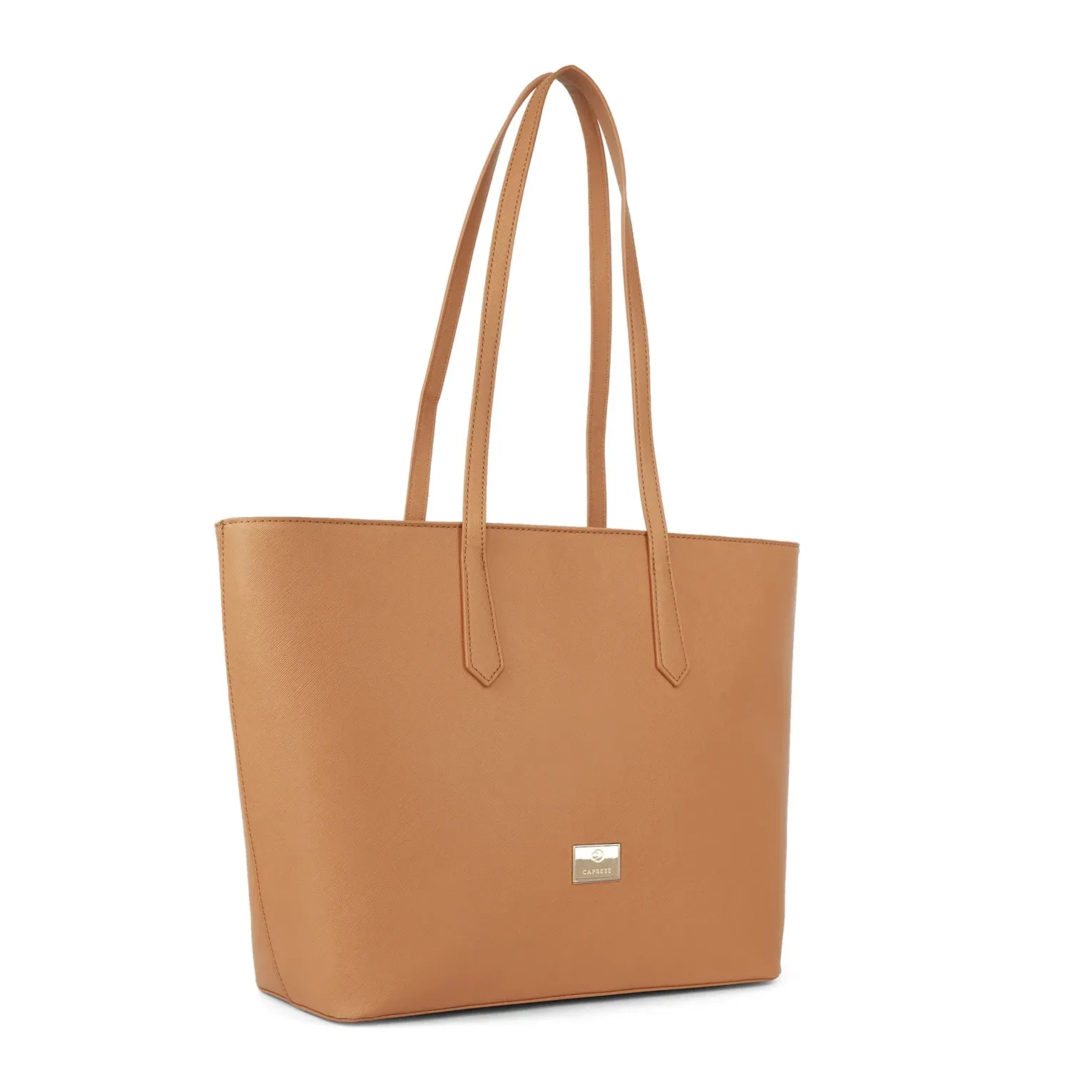 Caprese Sabeena Laptop Tote Large Camel