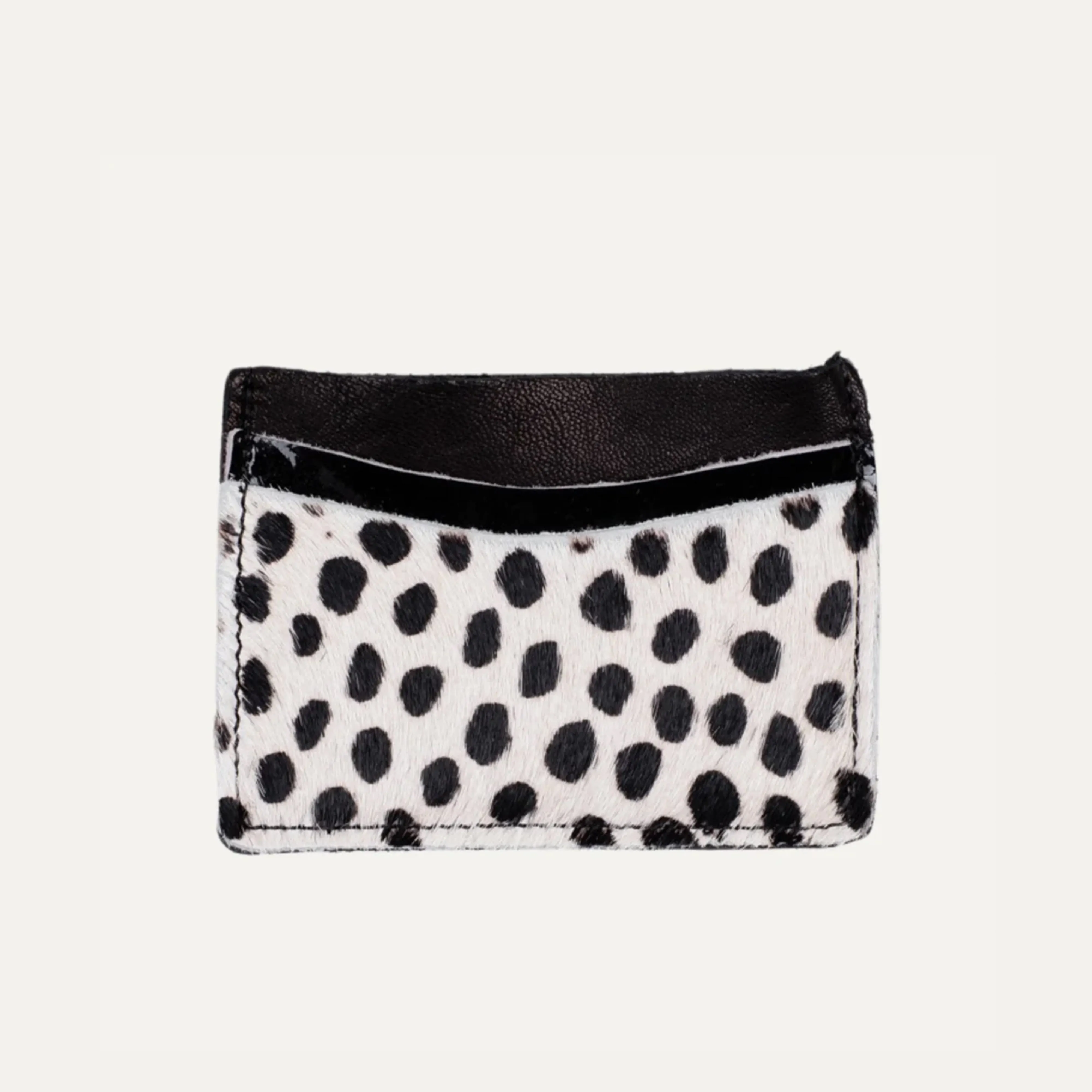 Card Holder | Black   White Cheetah