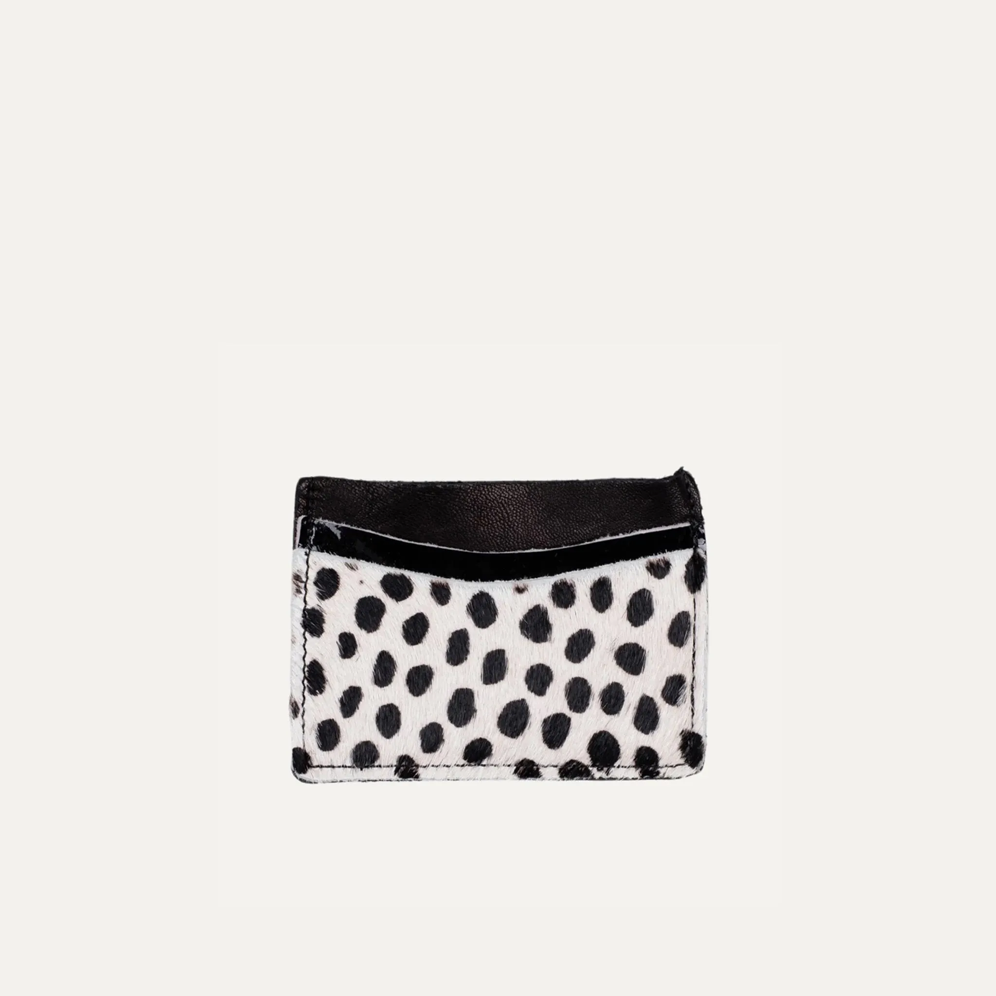 Card Holder | Black   White Cheetah