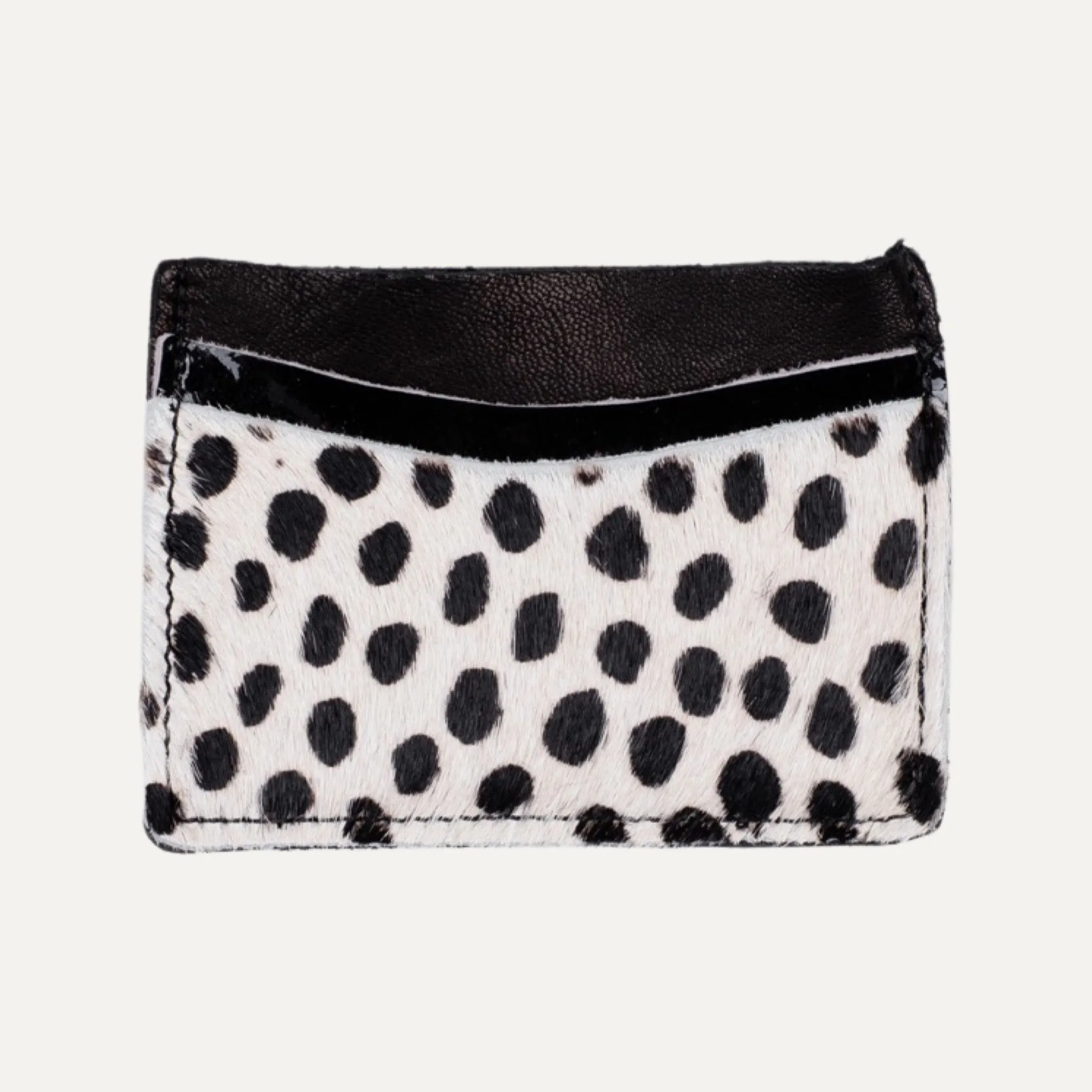 Card Holder | Black   White Cheetah