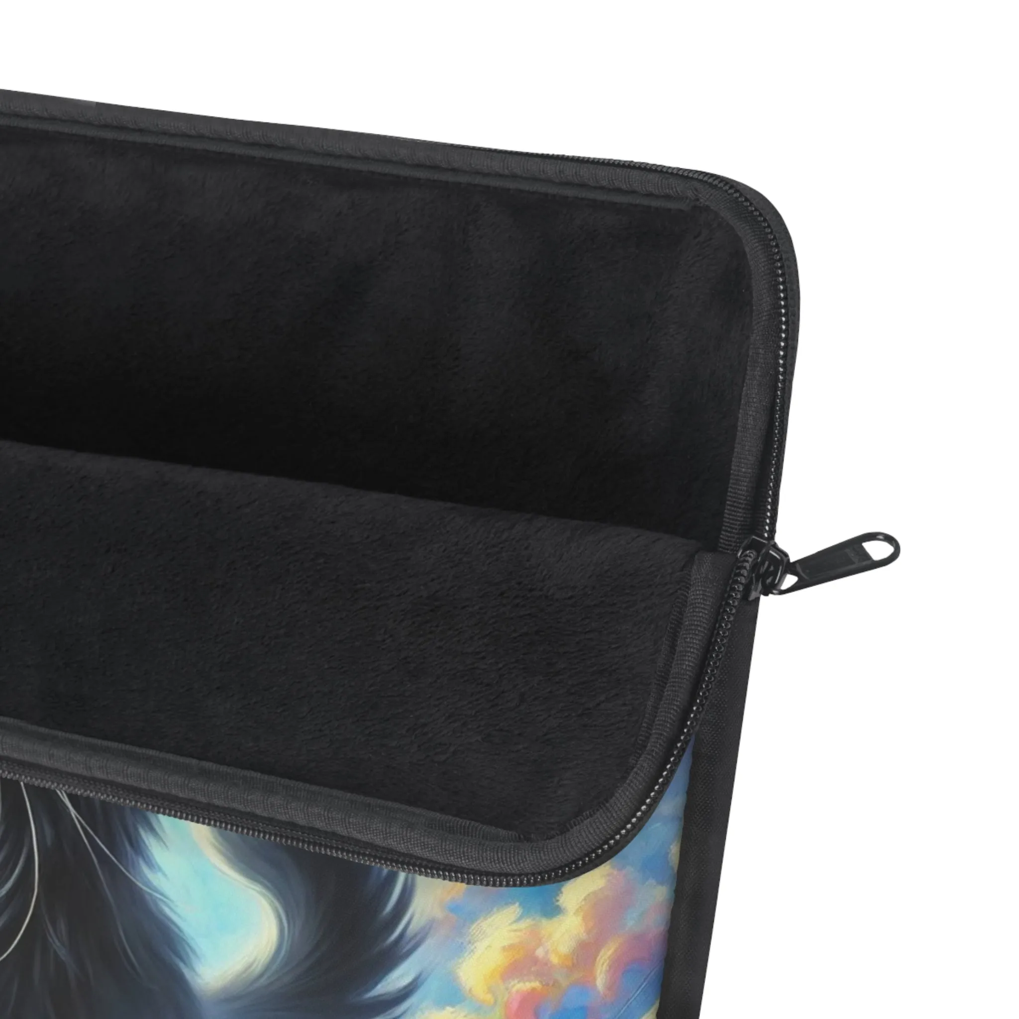 Caticorn in the Clouds - Rainbows, Cats and Unicorns - Laptop Sleeve