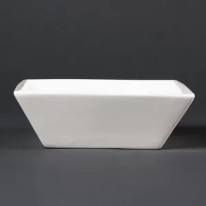 CD639 Lumina Fine China Square Bowls 140mm (Pack of 6)