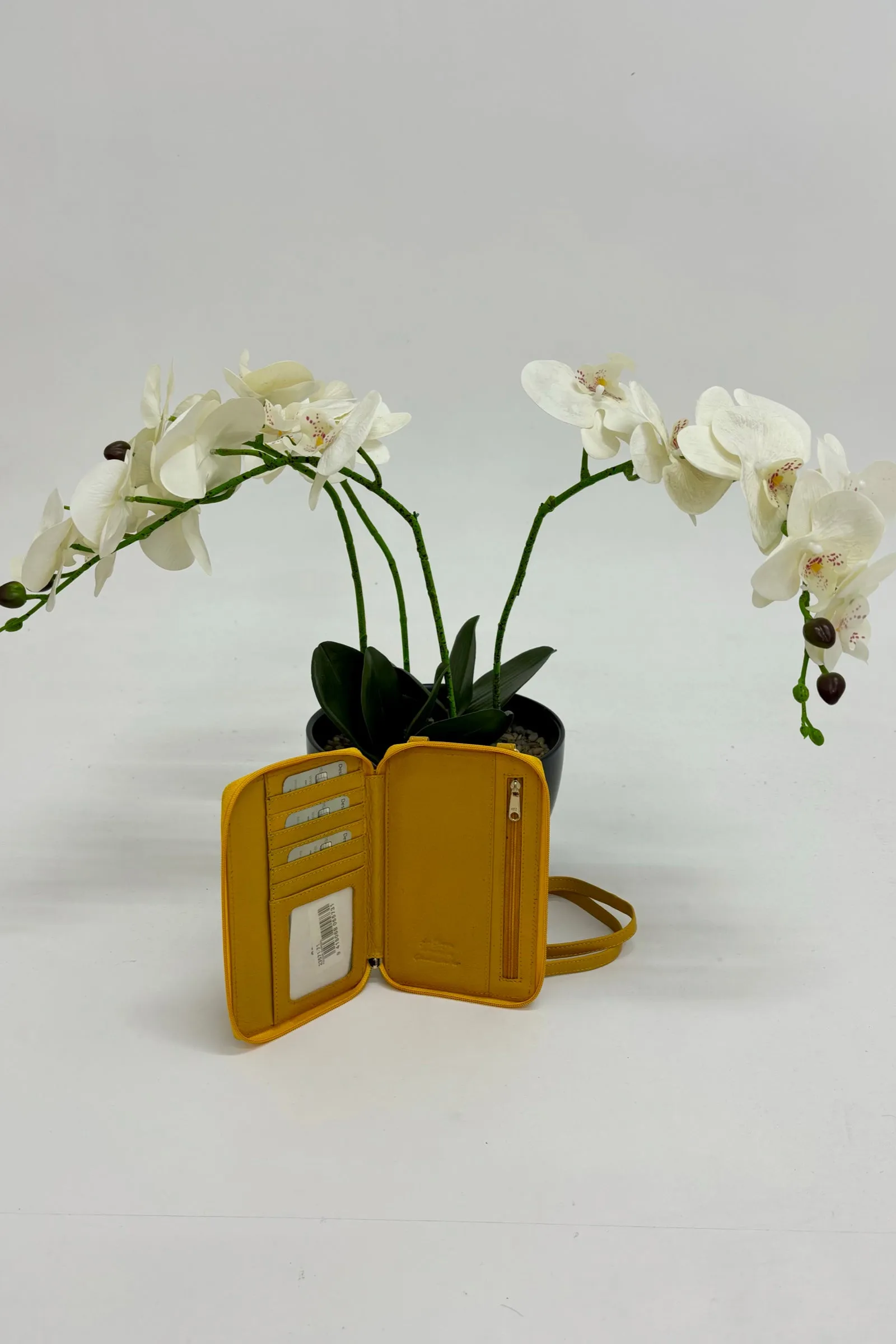Cell Phone Cross Body Bag Mustard