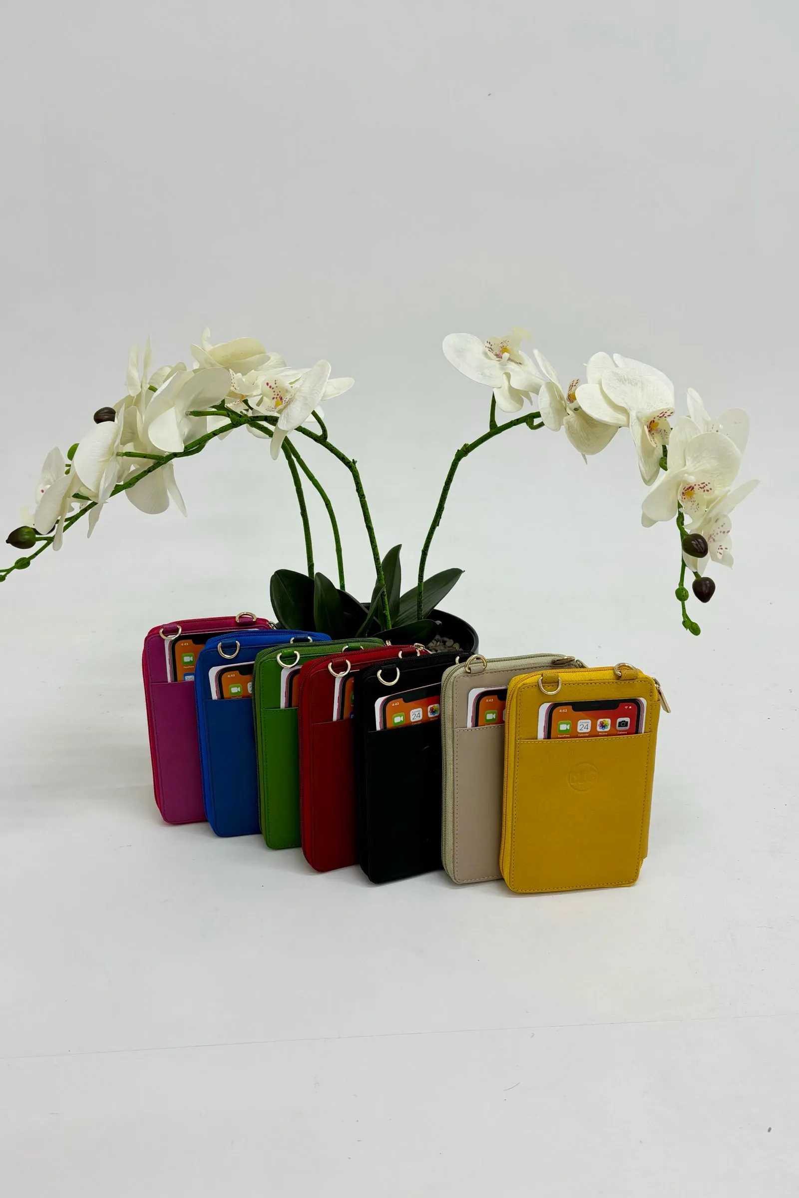 Cell Phone Cross Body Bag Mustard