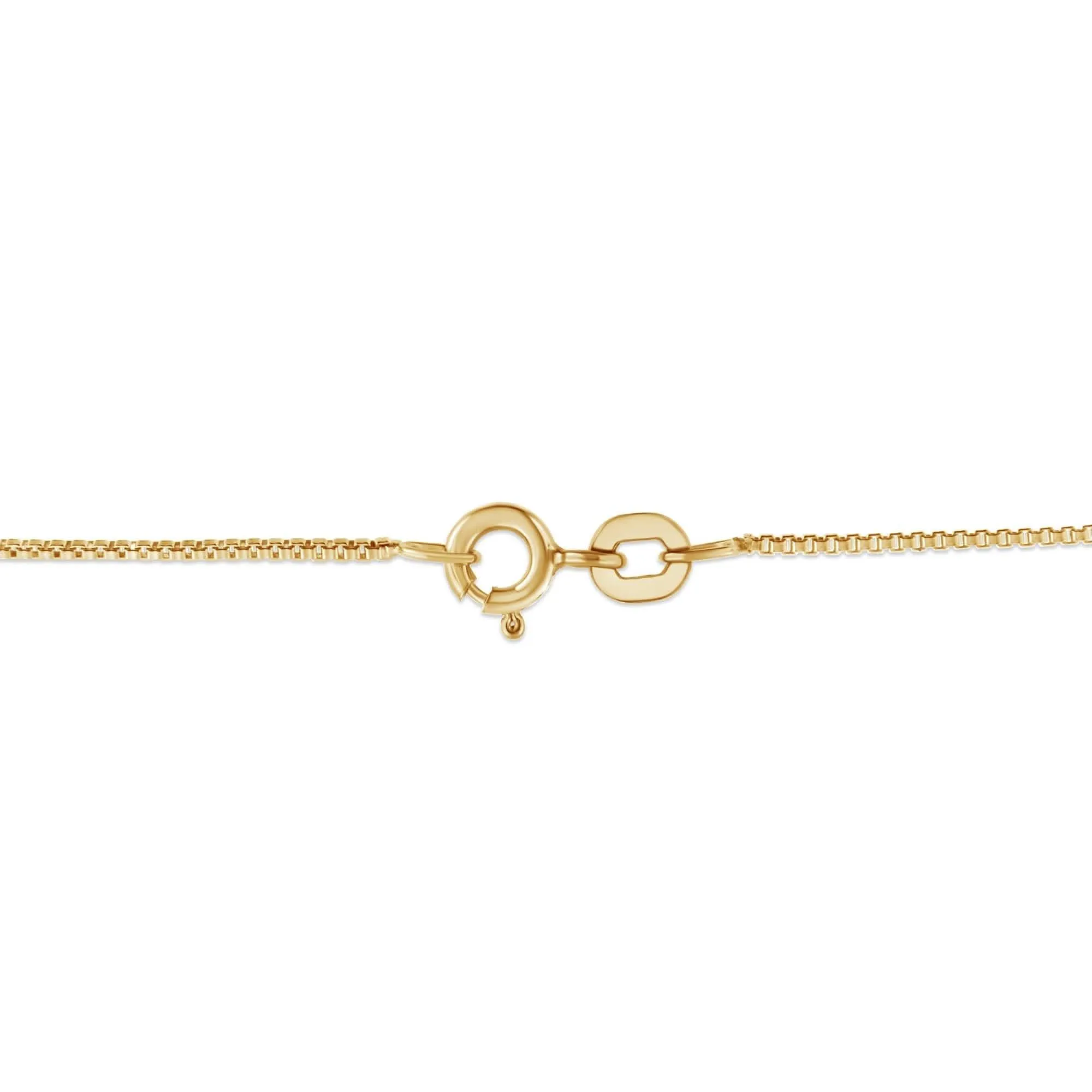 Champagne Diamond Heart Pendant Necklace in 14K Yellow Gold Plated Sterling Silver