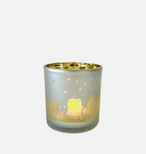 Christmas Market Candle Holder Small